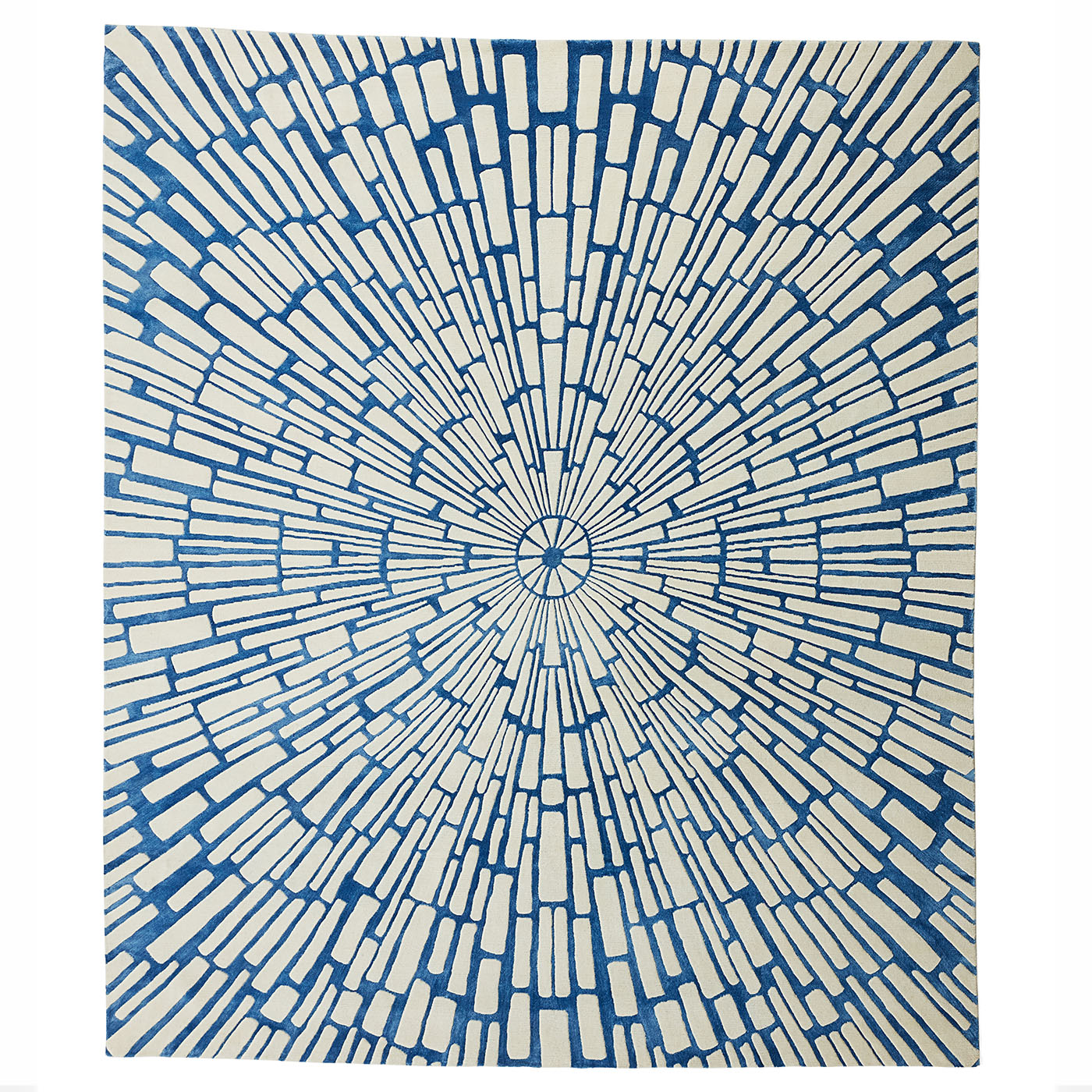 Tapis noué à la main Sunburst