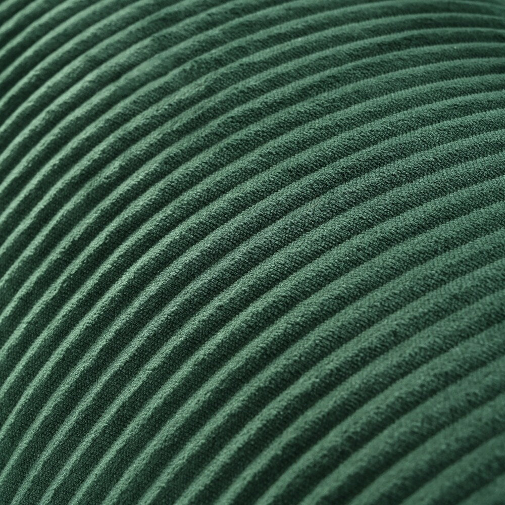 Canapé-lit modulable en forme de L en tissu velours côtelé