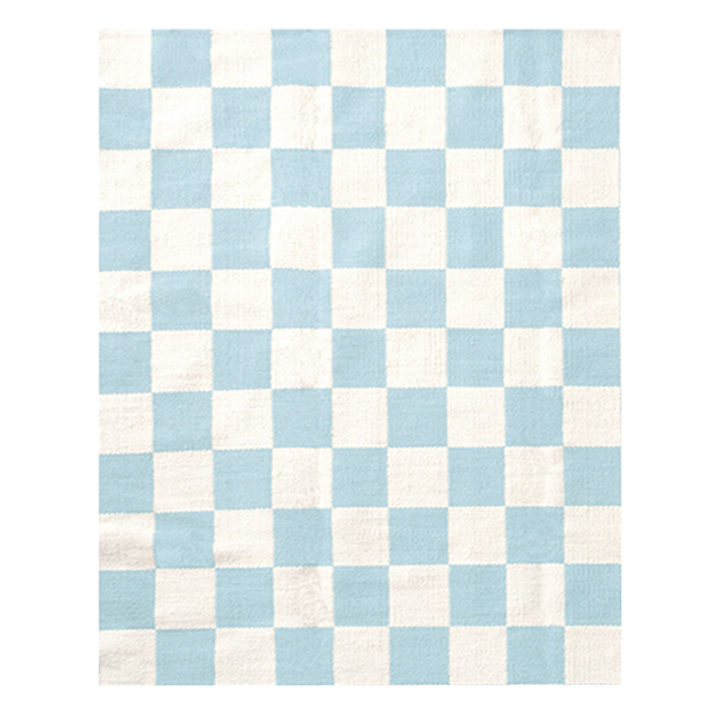 Tapis tissé plat à damier à grande échelle