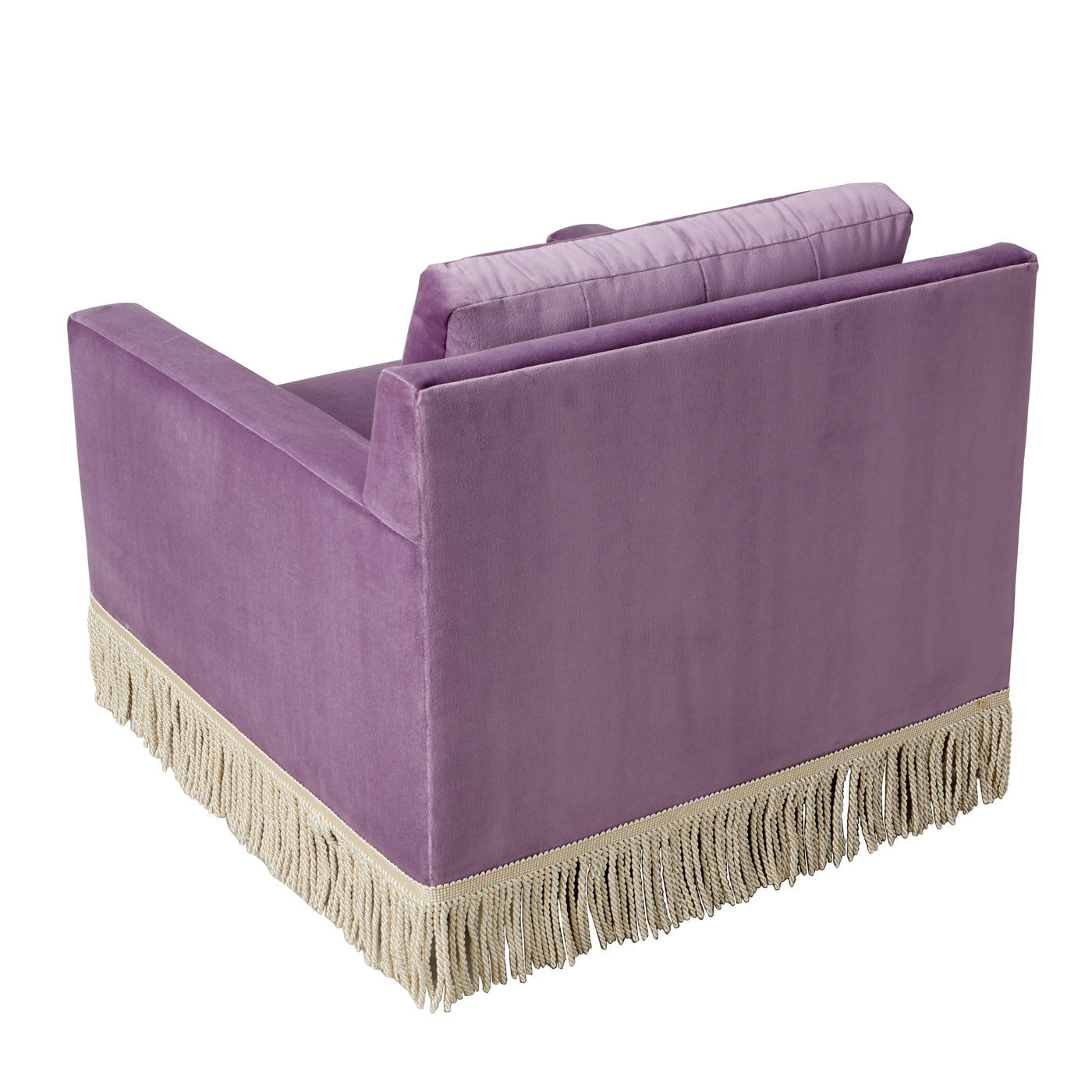 Fauteuil Wright Lounge avec franges à pompons