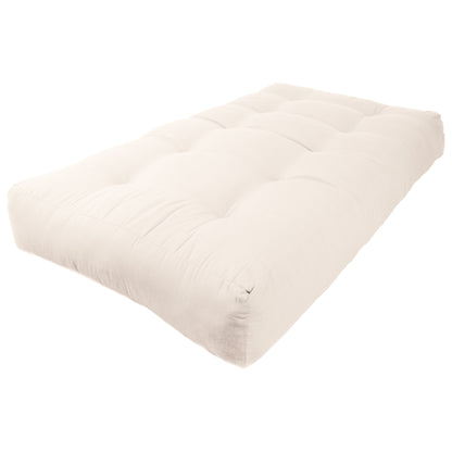 Matelas futon en sergé de 25 cm d'épaisseur (simple, double ou queen)