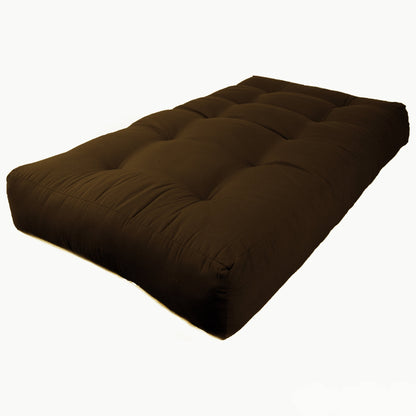 Matelas futon en sergé de 25 cm d'épaisseur (simple, double ou queen)