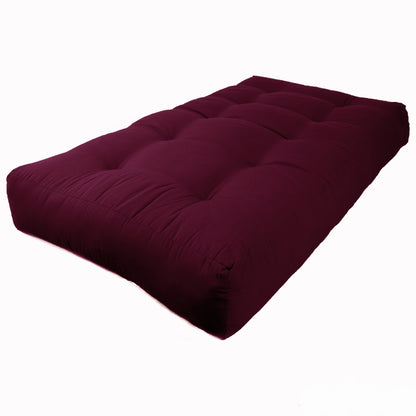 Matelas futon en sergé de 25 cm d'épaisseur (simple, double ou queen)