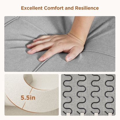 Canapé-lit convertible 3 en 1, avec fauteuil gigogne et lit pliant, idéal pour le salon.