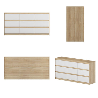 Commode d'appoint 63W à 9 tiroirs pour salon ou chambre