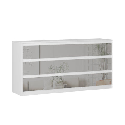 Commode d'appoint 63W à 9 tiroirs pour salon ou chambre