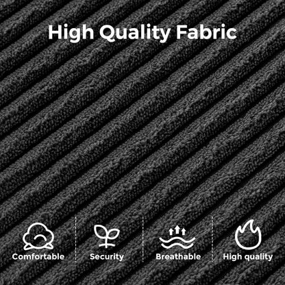 Canapé-lit pliant en velours côtelé, 8 places