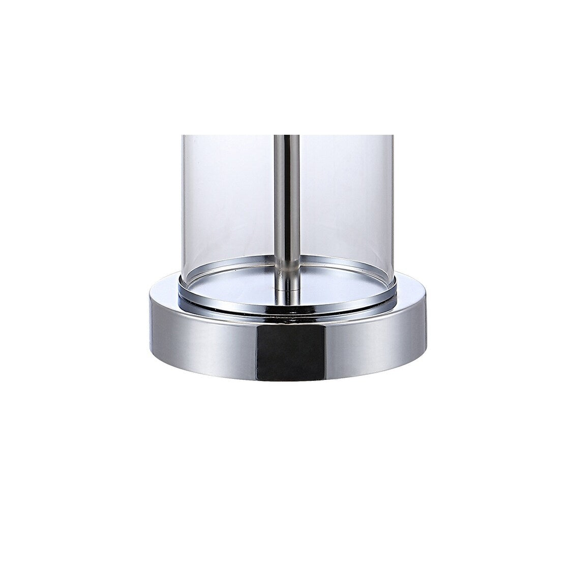 Lampe de table LED moderne et contemporaine Cabell 21 en verre, rechargeable par USB, finition bronze huilé (lot de 2) par JONATHAN Y