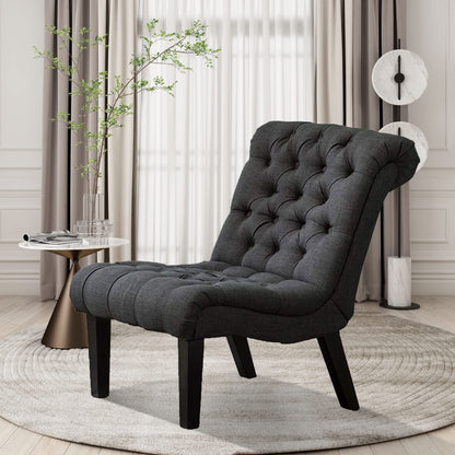 Chaise longue rembourrée, fauteuil d'appoint pour chambre à coucher et salon