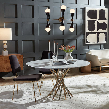 Table à manger en électrum