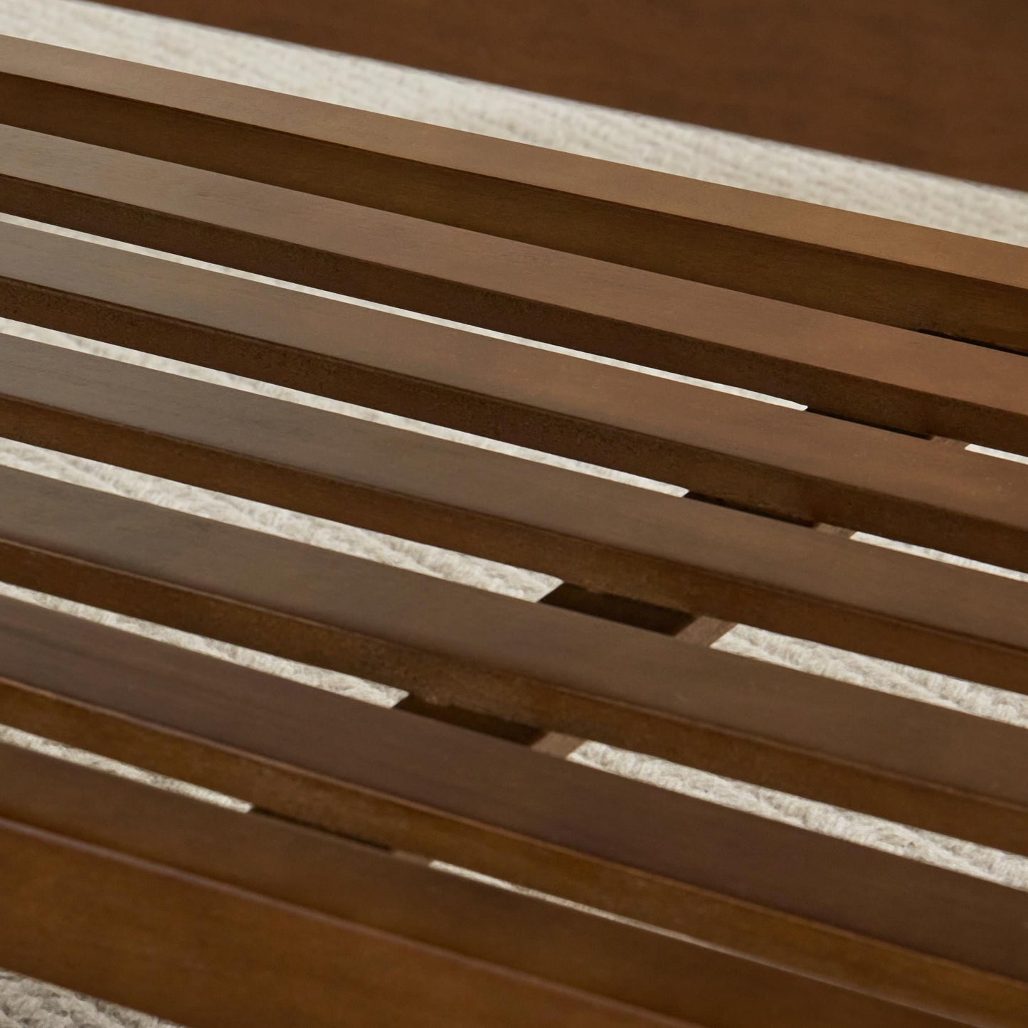 Banc à chaussures d'entrée avec rangement, revêtement en tissu et bois massif, 109 cm (43 pouces), banquette rembourrée pour salon et chambres