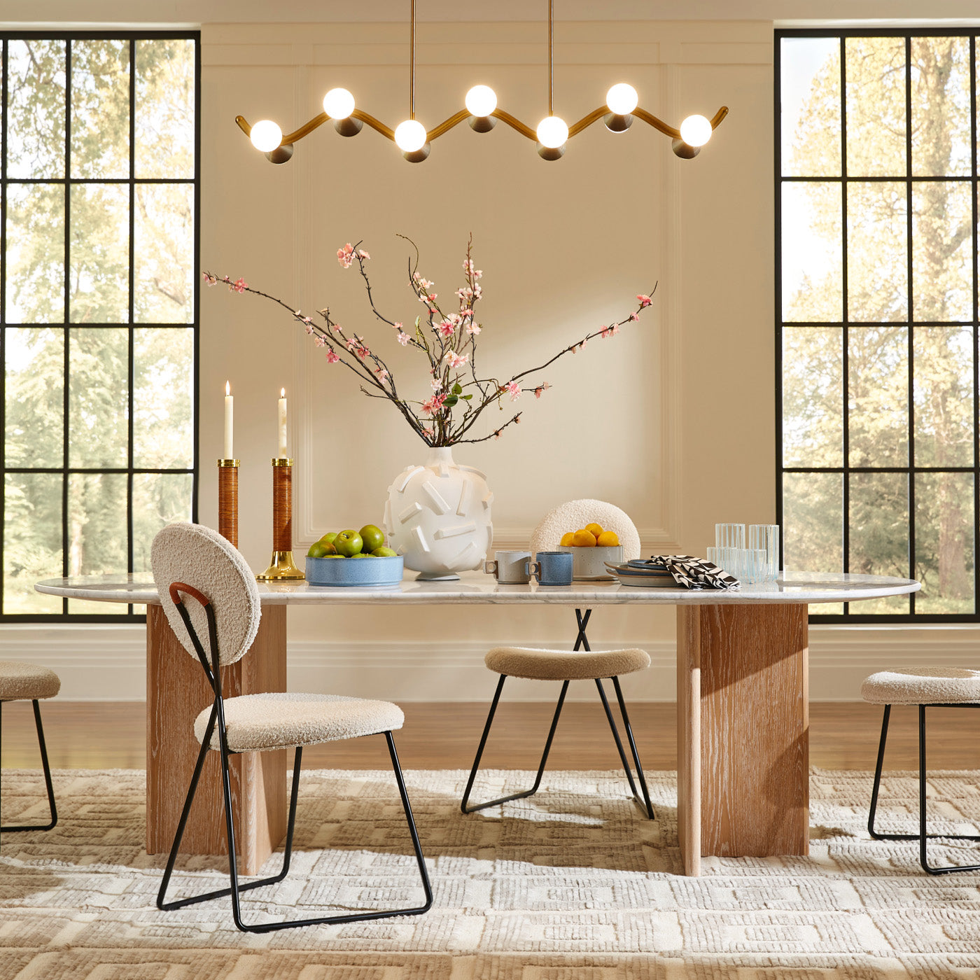 Tapis noué à la main St. Germain