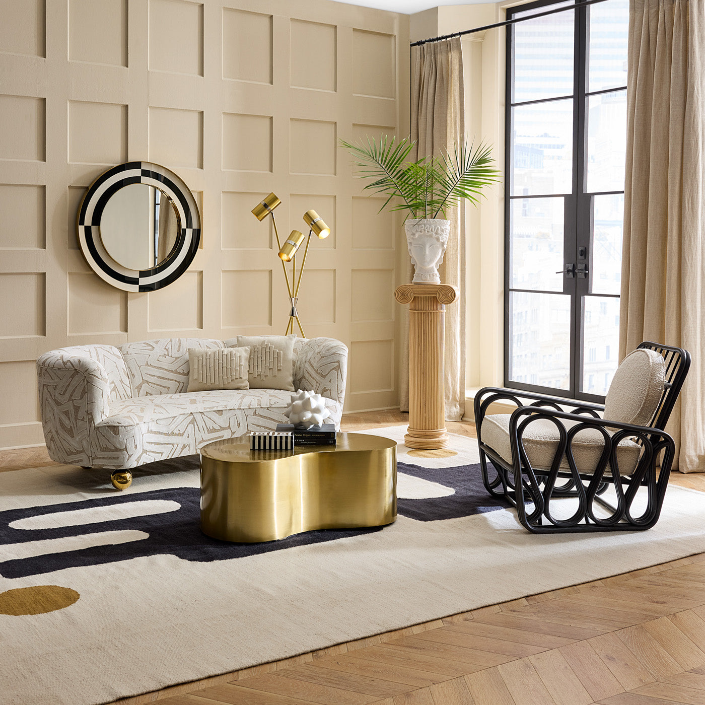 Tapis tissé plat Reform