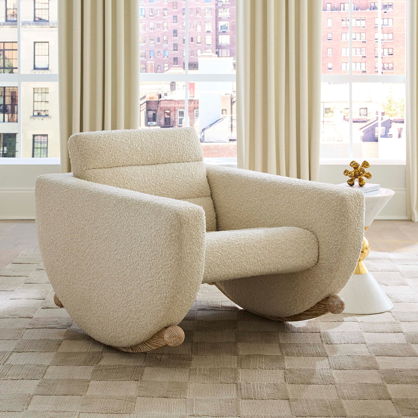 Fauteuil à bascule Luna