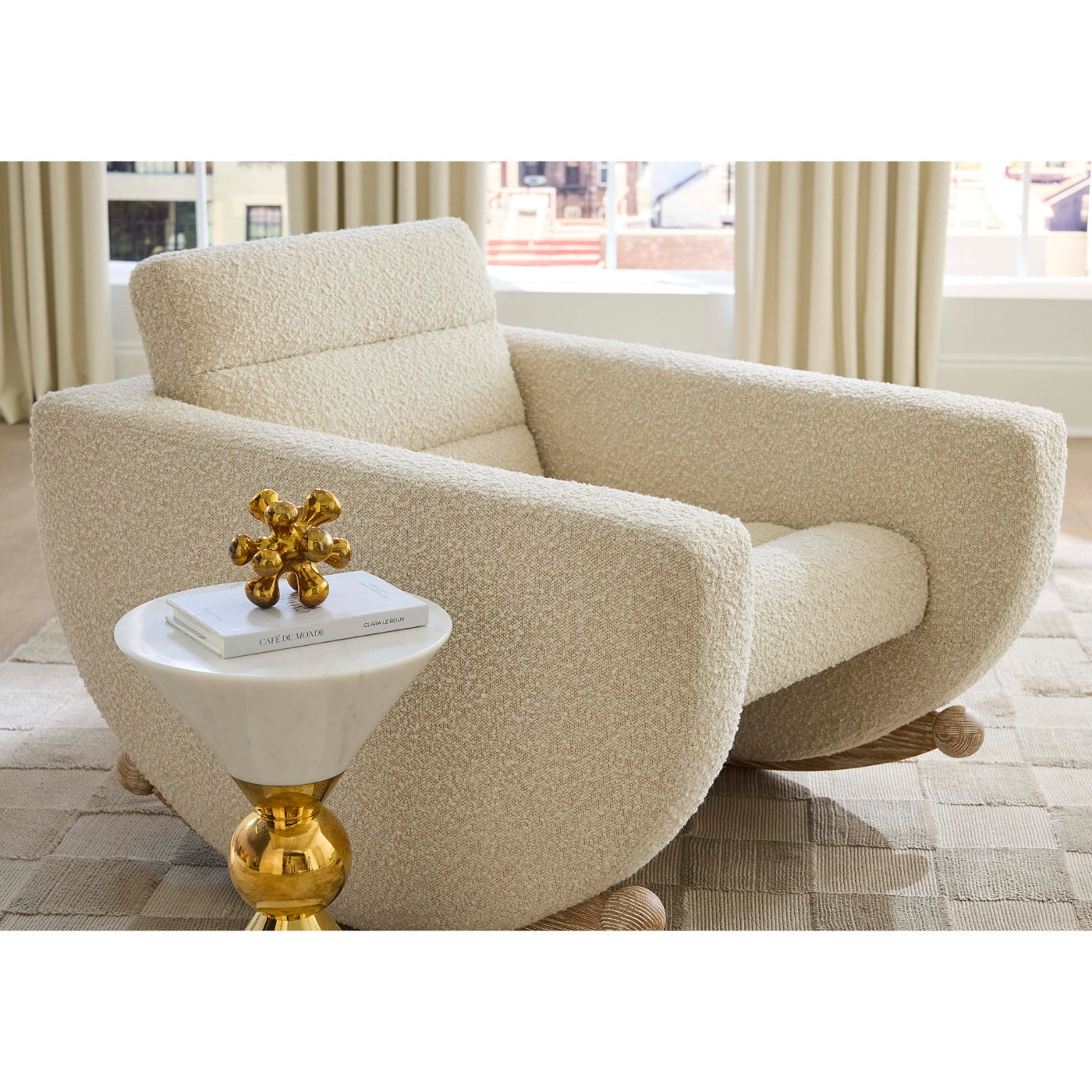 Fauteuil à bascule Luna