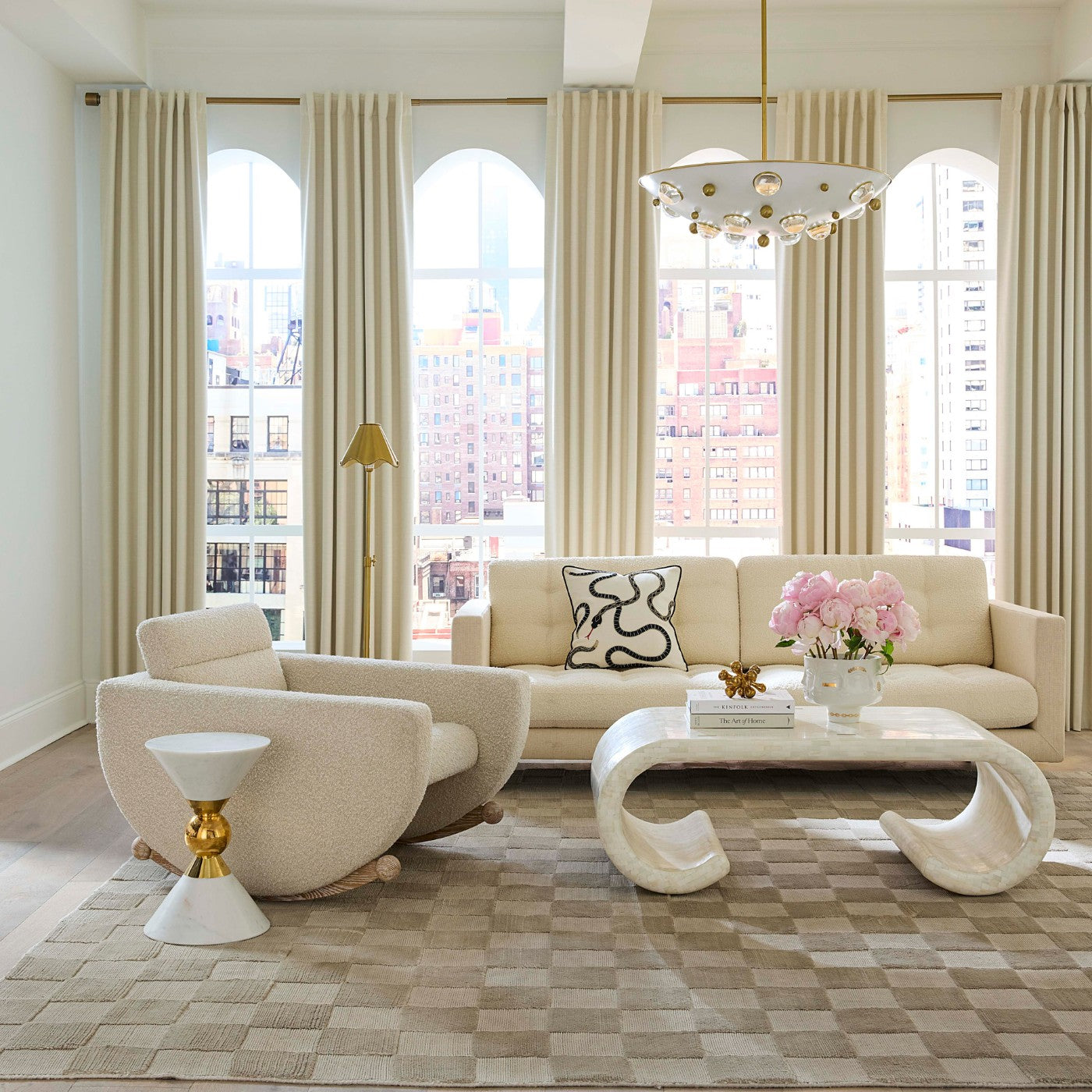 Fauteuil à bascule Luna