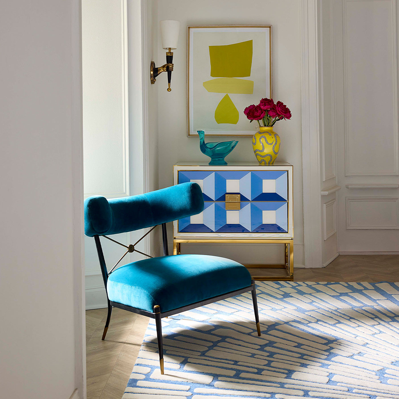 Console à deux tiroirs Sorrento