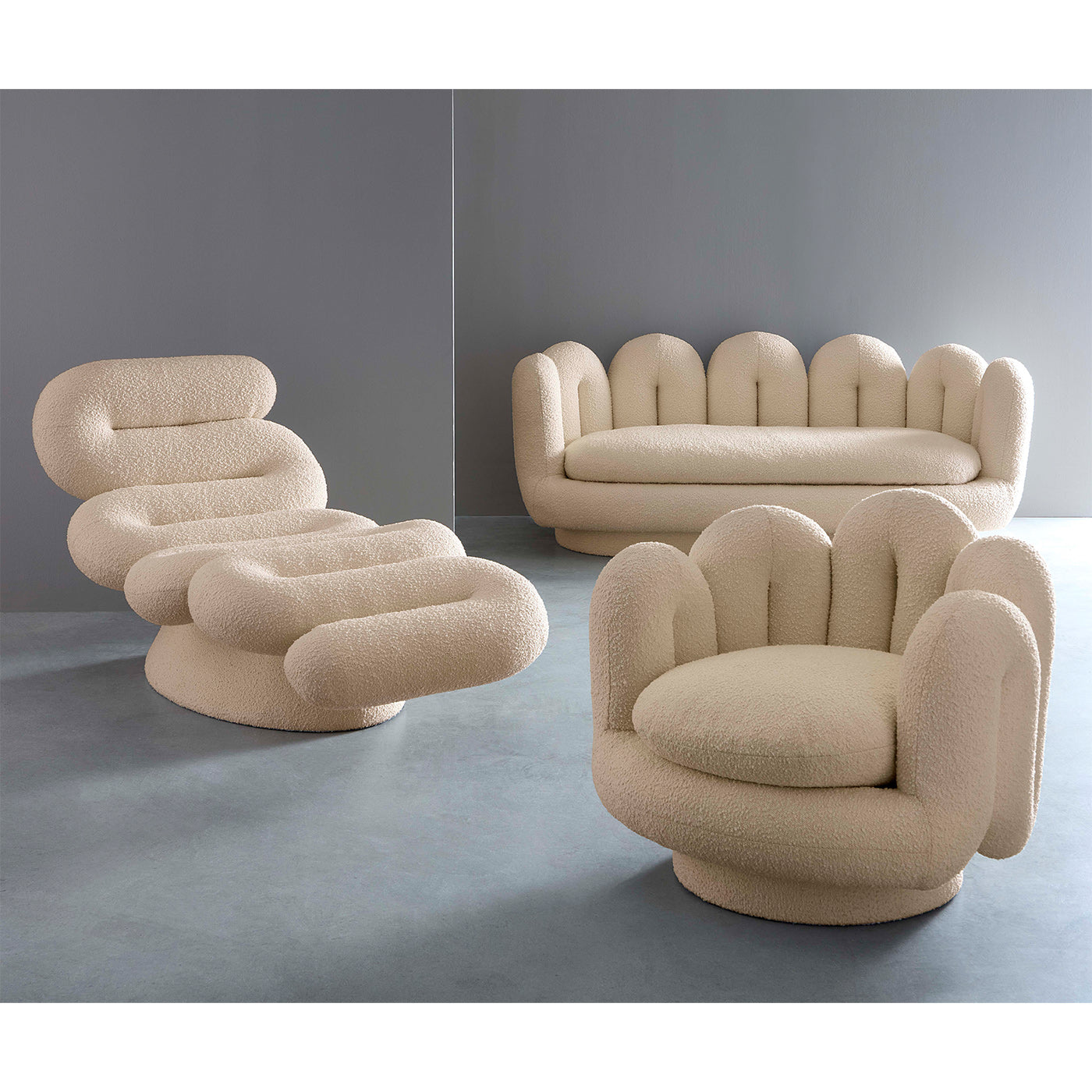 Chaise serpentine