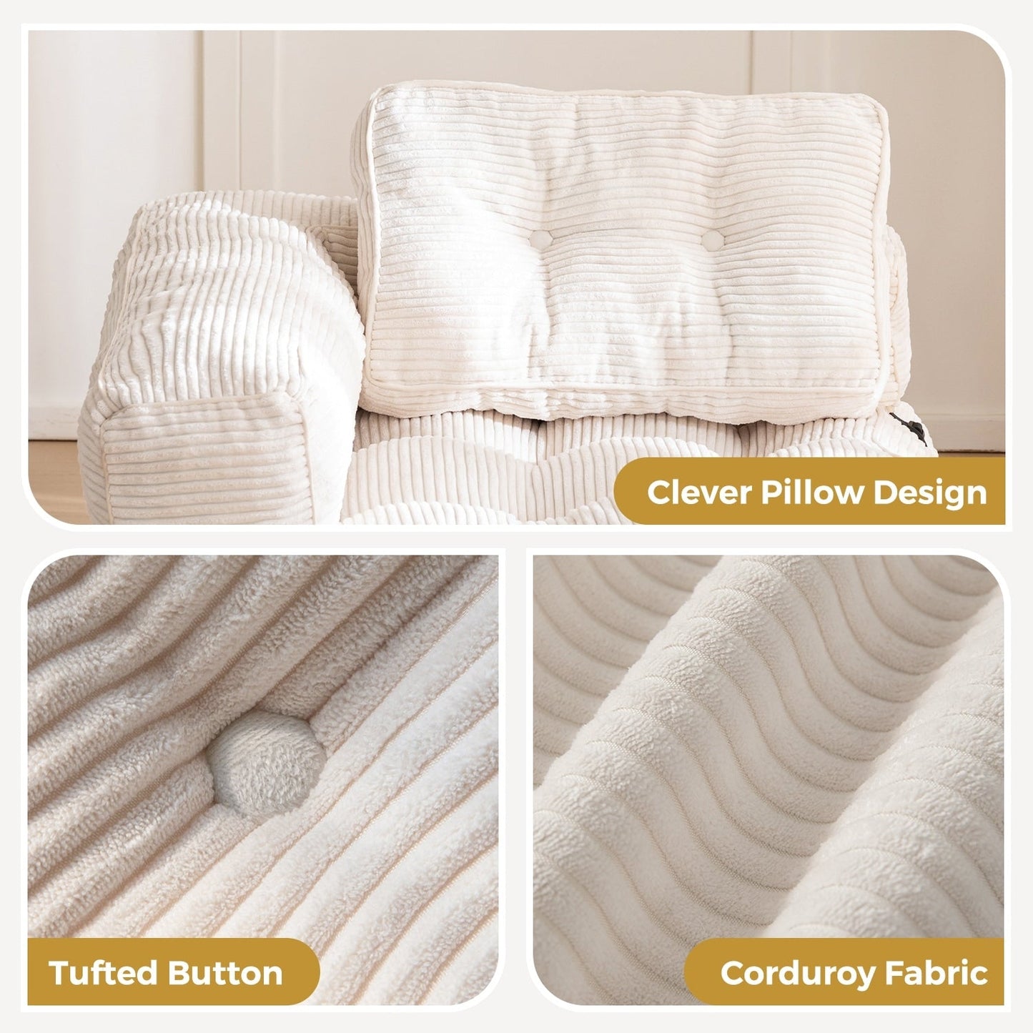 Canapé-lit pliable, canapé d'angle en forme de L