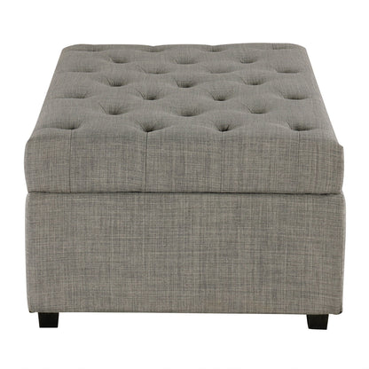 Canapé-lit pliant, pouf de 126 cm avec matelas à mémoire de forme et capitonnage.