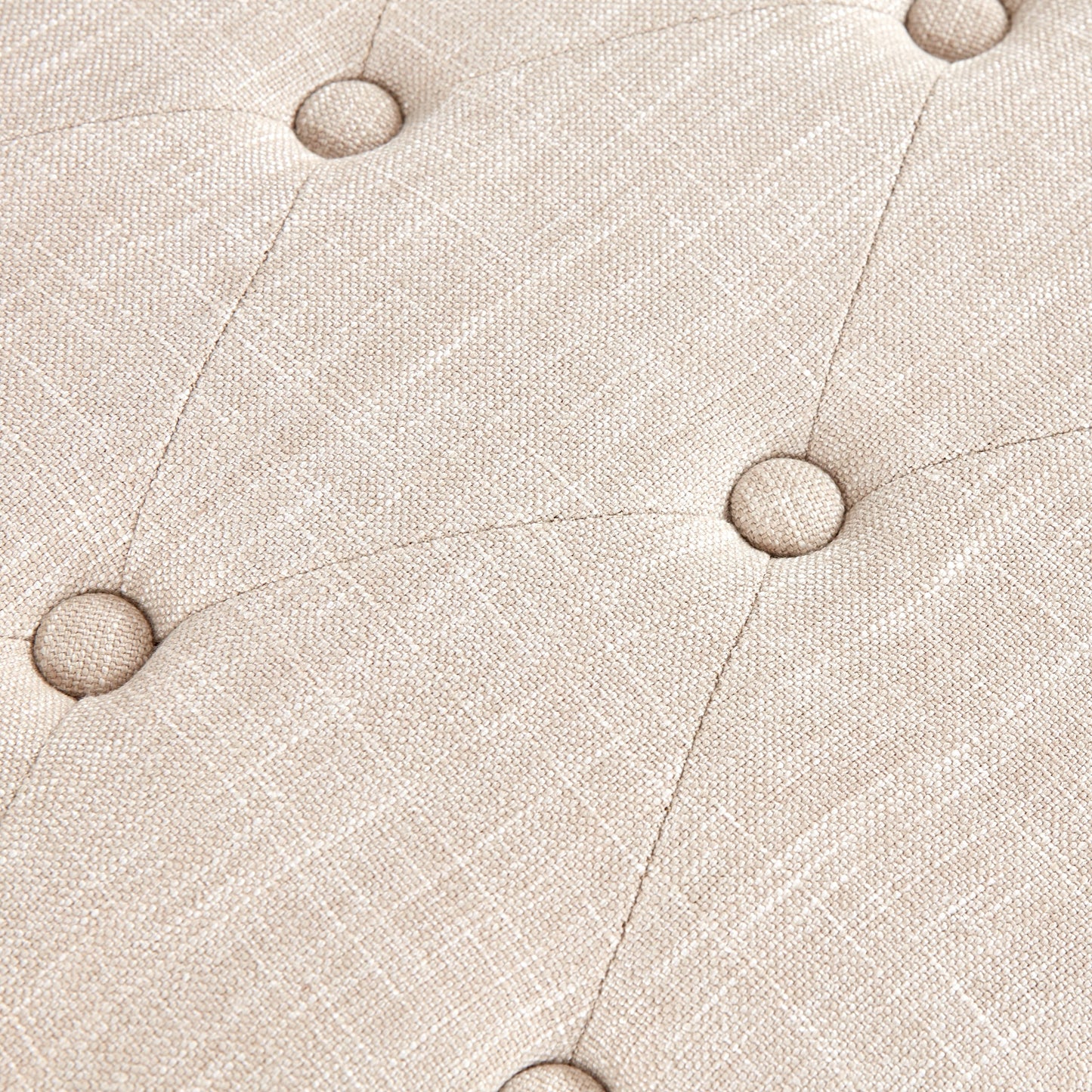 Banc à chaussures d'entrée avec rangement, revêtement en tissu et bois massif, 109 cm (43 pouces), banquette rembourrée pour salon et chambres