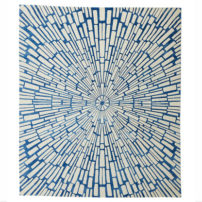 Tapis noué à la main Sunburst