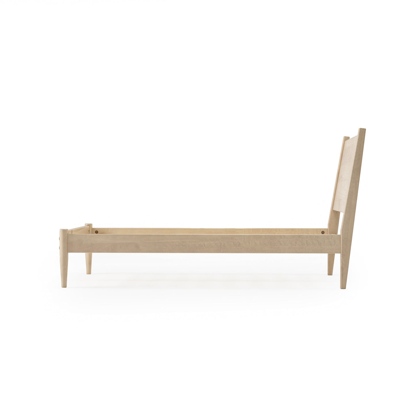 Lit à panneaux de style Mid-Century