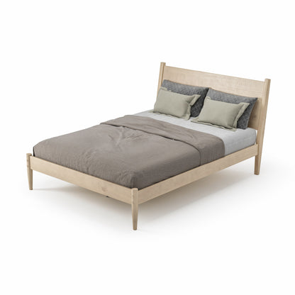 Lit à panneaux de style Mid-Century