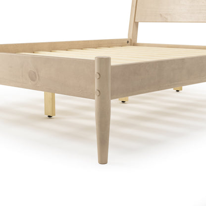 Lit à panneaux de style Mid-Century