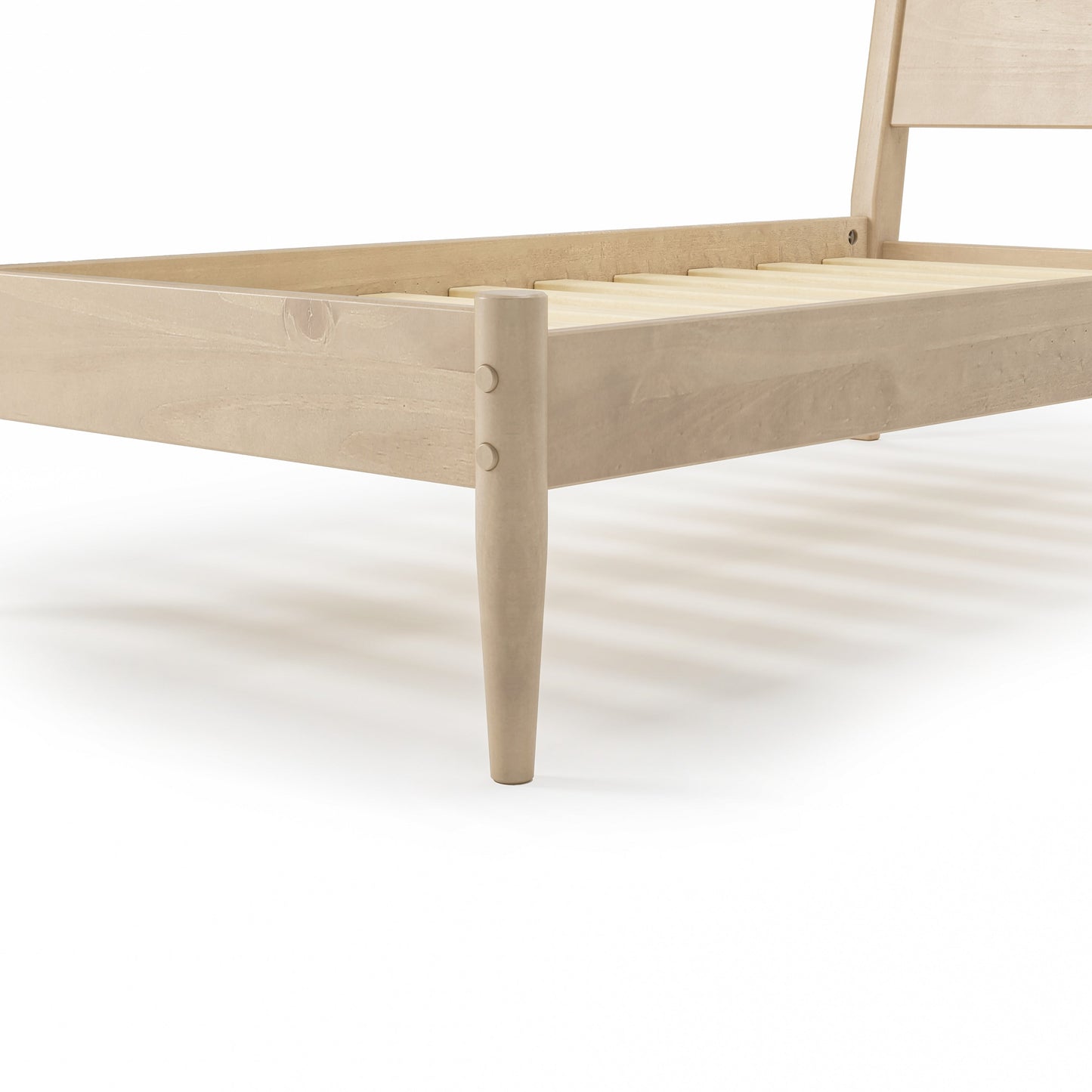 Lit à panneaux de style Mid-Century