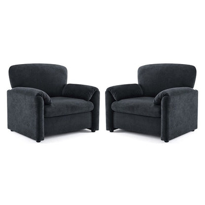 Fauteuil moderne à oreilles d'éléphant, canapé d'appoint confortable pour le salon et la chambre