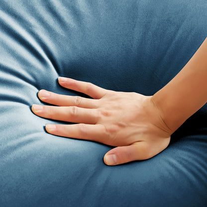 Canapé-lit futon moderne, canapé convertible avec pieds fuselés en bois, 78,35 cm de large, petit canapé à dossier divisé pour salon