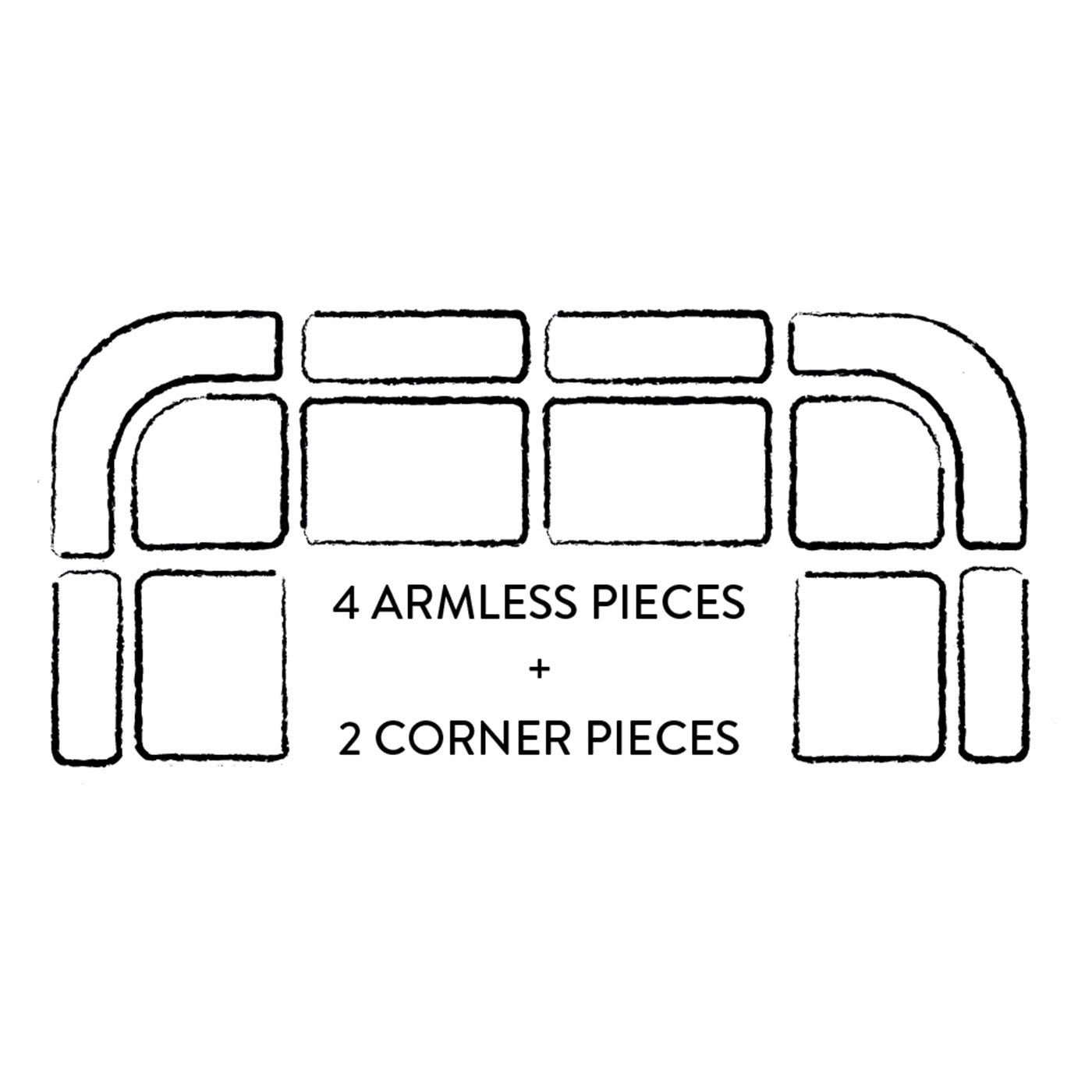 Pièce d'angle modulaire Pompidou 40