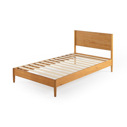 Cadre de lit plateforme en bois Priage par ZINUS, style Mid Century