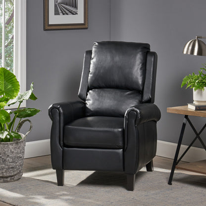 Fauteuil inclinable Roomfitters Ultimate Comfort en cuir PU avec dossier inclinable, fauteuil inclinable luxueux pour salon ou chambre à coucher