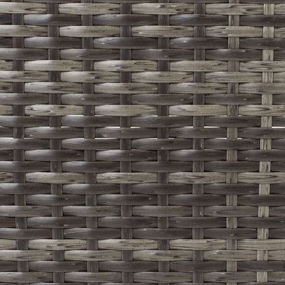 Lit de jour d'extérieur SAFAVIEH Taniyah en osier avec oreiller et coussins - 53 cm (L) x 28 cm (P) x 62 cm (H)