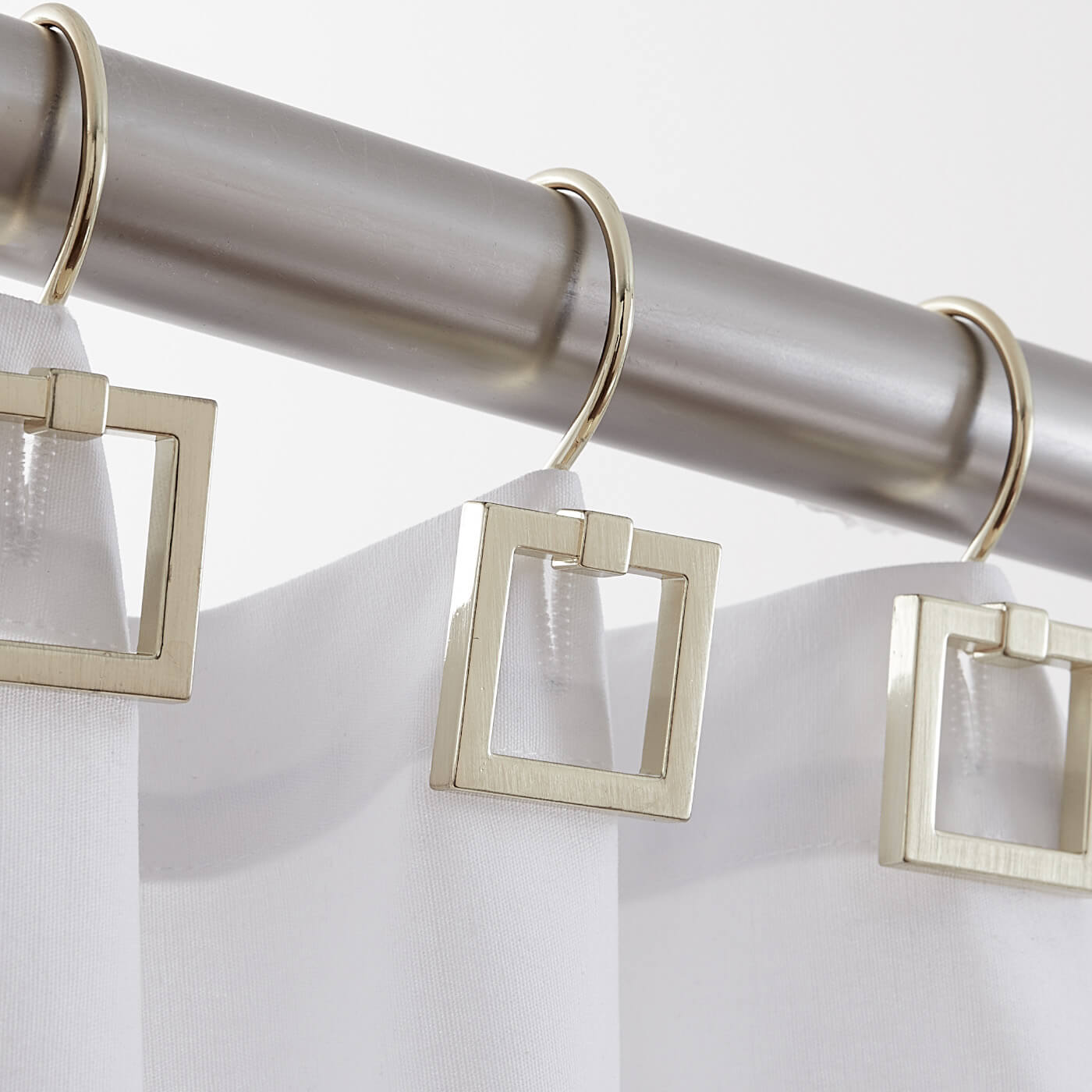 Crochets de douche carrés pour heurtoir de porte