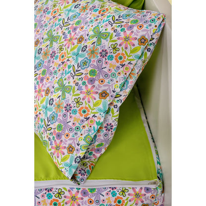 Ensemble de literie de luxe à fermeture éclair pour lit superposé Quiet Garden Bunkie de Siscovers