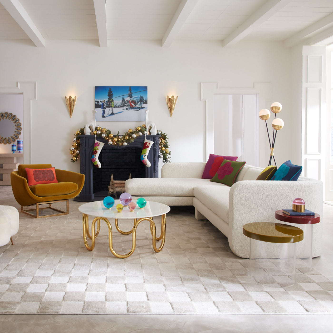 Coucher de soleil Sectionnel Bras gauche orienté