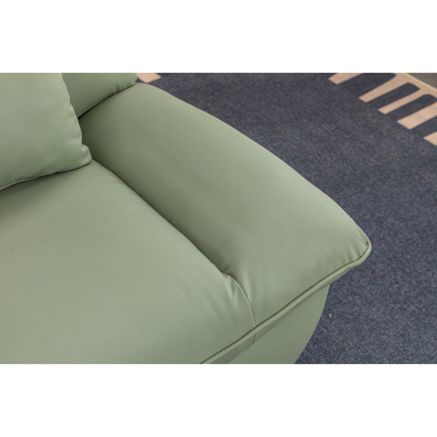 Fauteuil inclinable électrique pivotant avec haut-parleurs Bluetooth, support pour téléphone, ports de chargement USB et Type-C, rangement dissimulé dans l'accoudoir