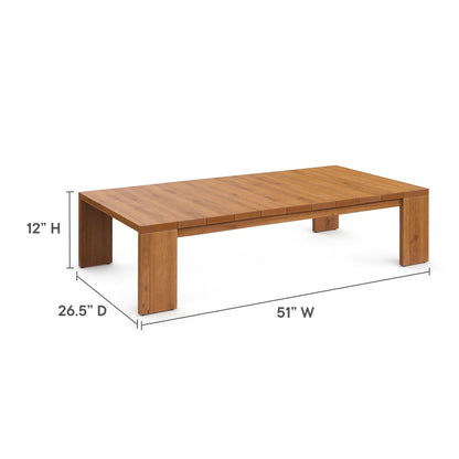 Ensemble de mobilier de jardin 5 pièces en bois d'acacia Tahoe
