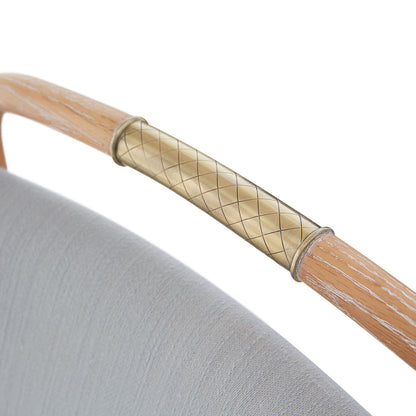 Chaise de salle à manger Torino à dossier croisé couleur Tussah Sky