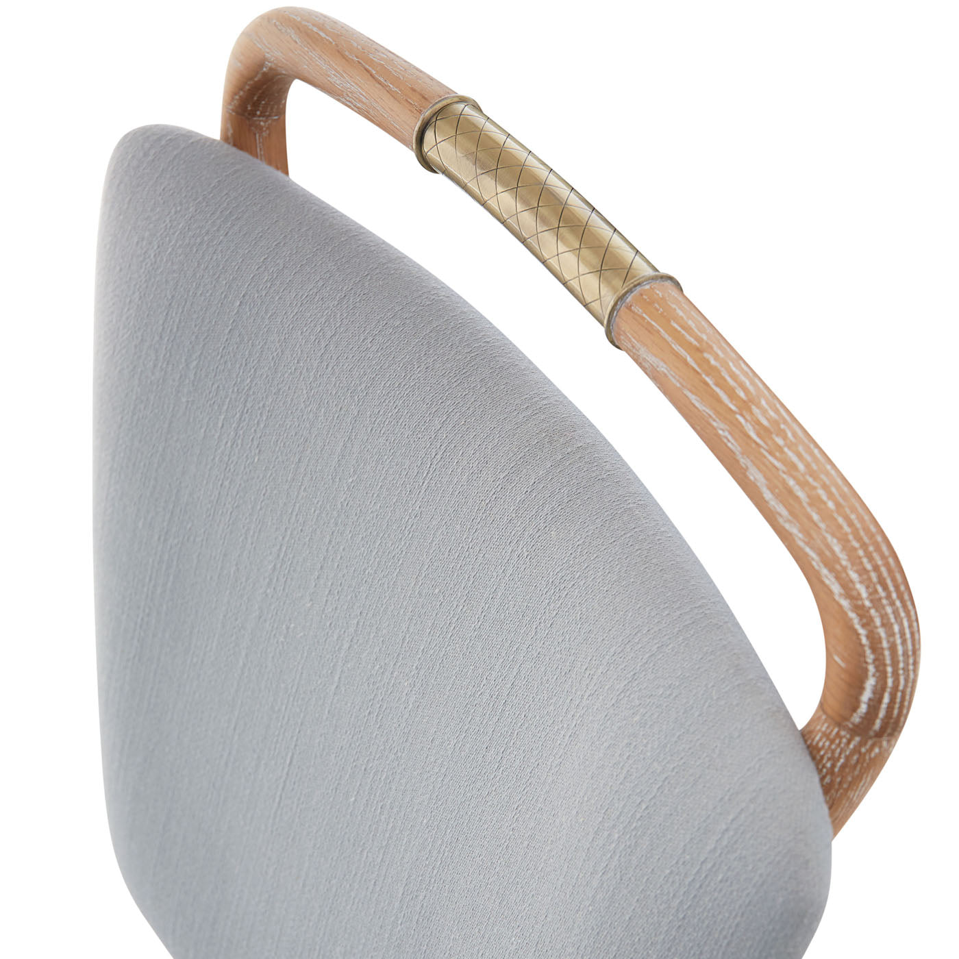 Chaise de salle à manger Torino à dossier croisé couleur Tussah Sky