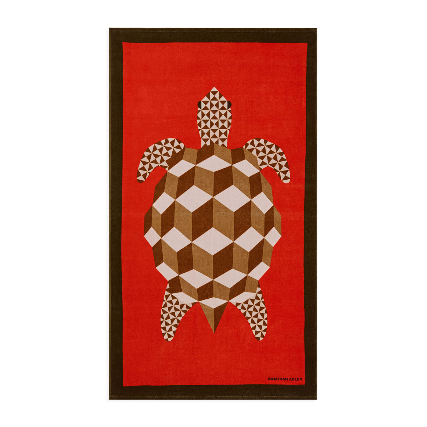 Serviette de plage tortue