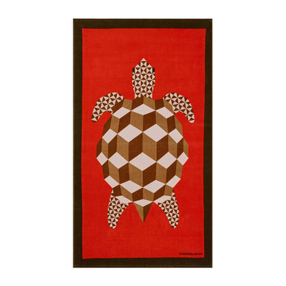 Serviette de plage tortue