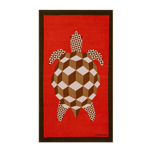 Serviette de plage tortue