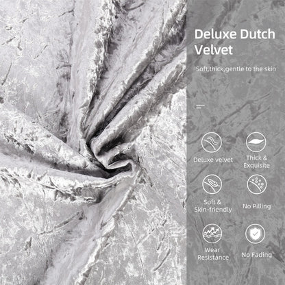 Lit pour animaux de compagnie en velours capitonné avec coussin amovible