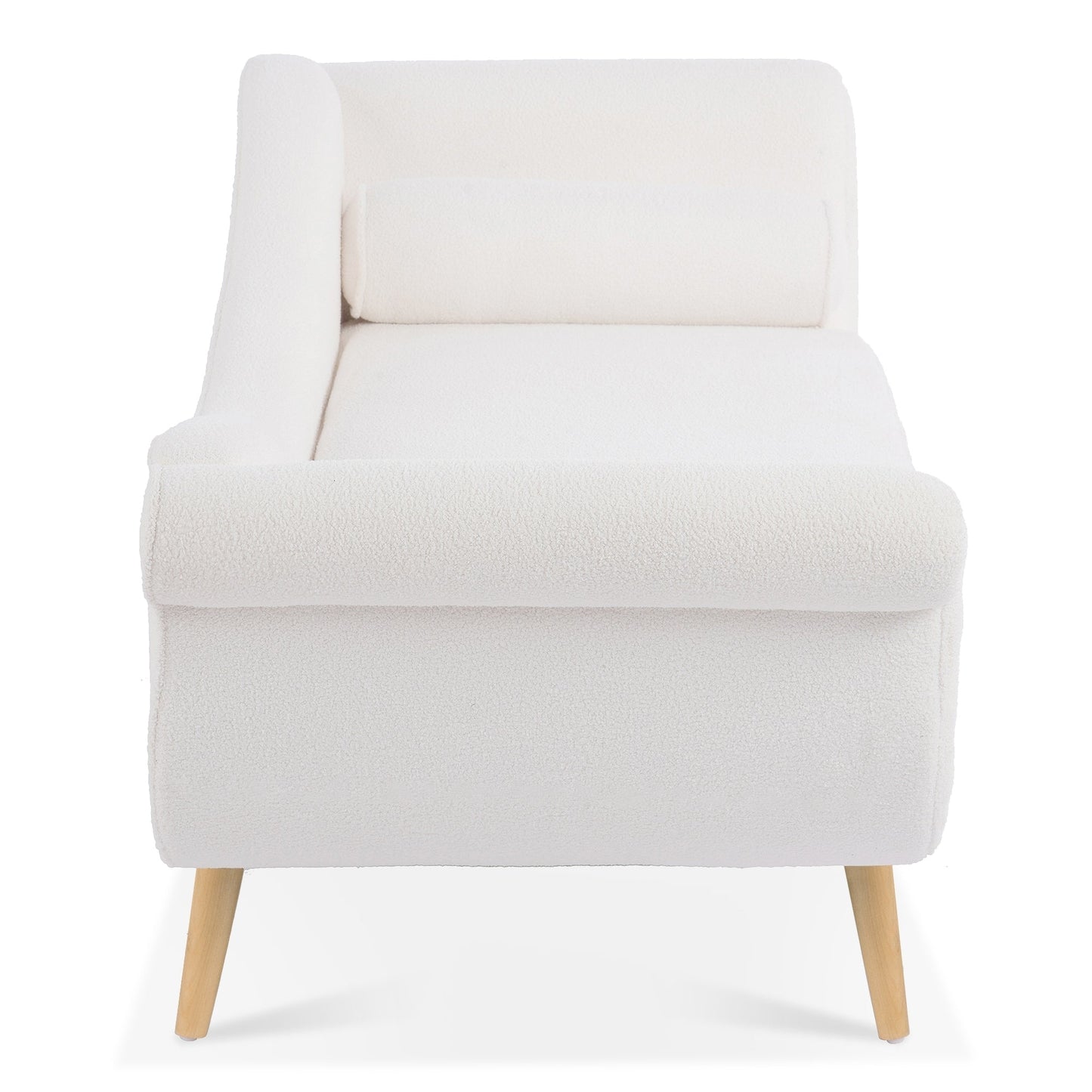 Chaise longue vintage à accoudoirs en volutes de Christopher Knight Home