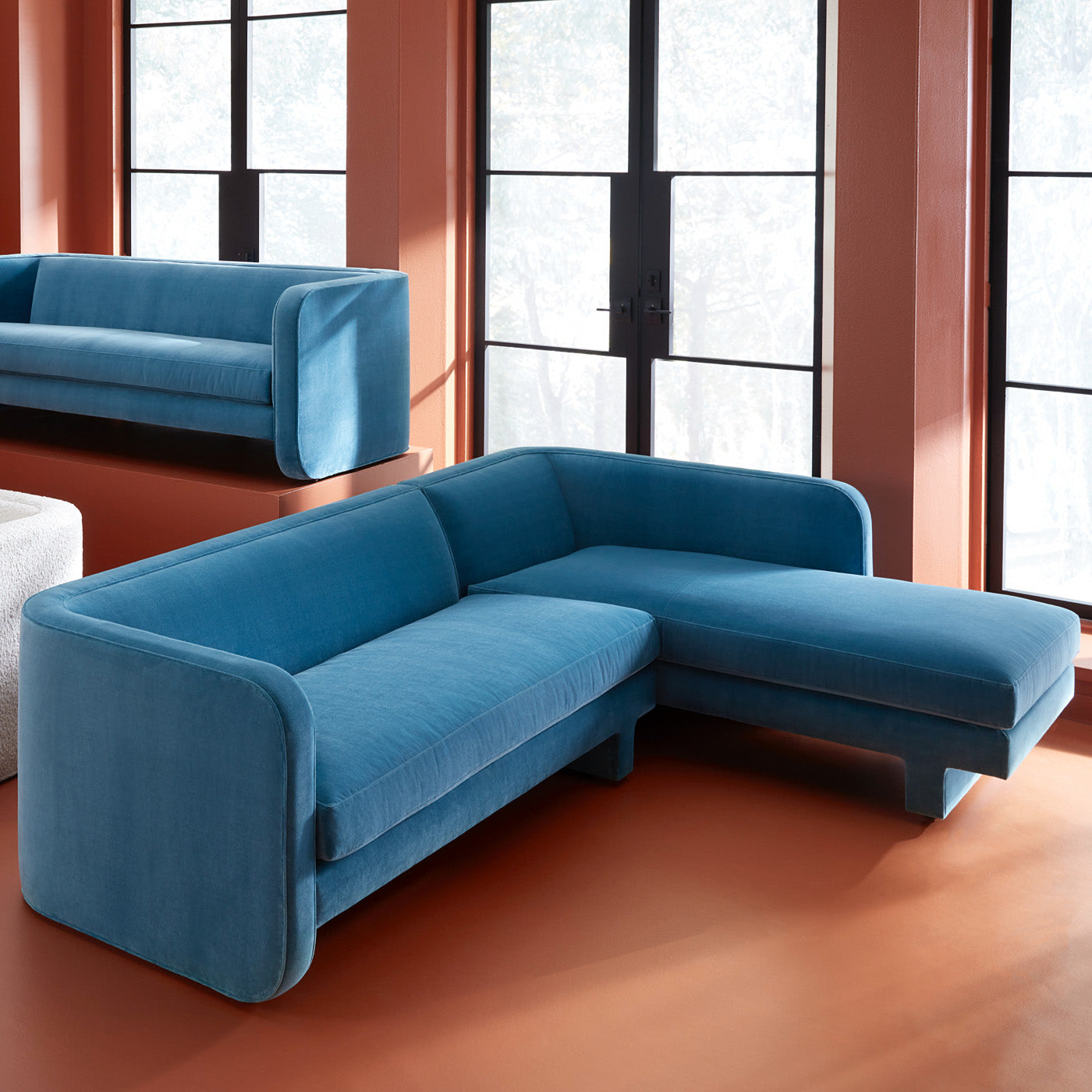 Coucher de soleil Sectionnel Bras gauche orienté