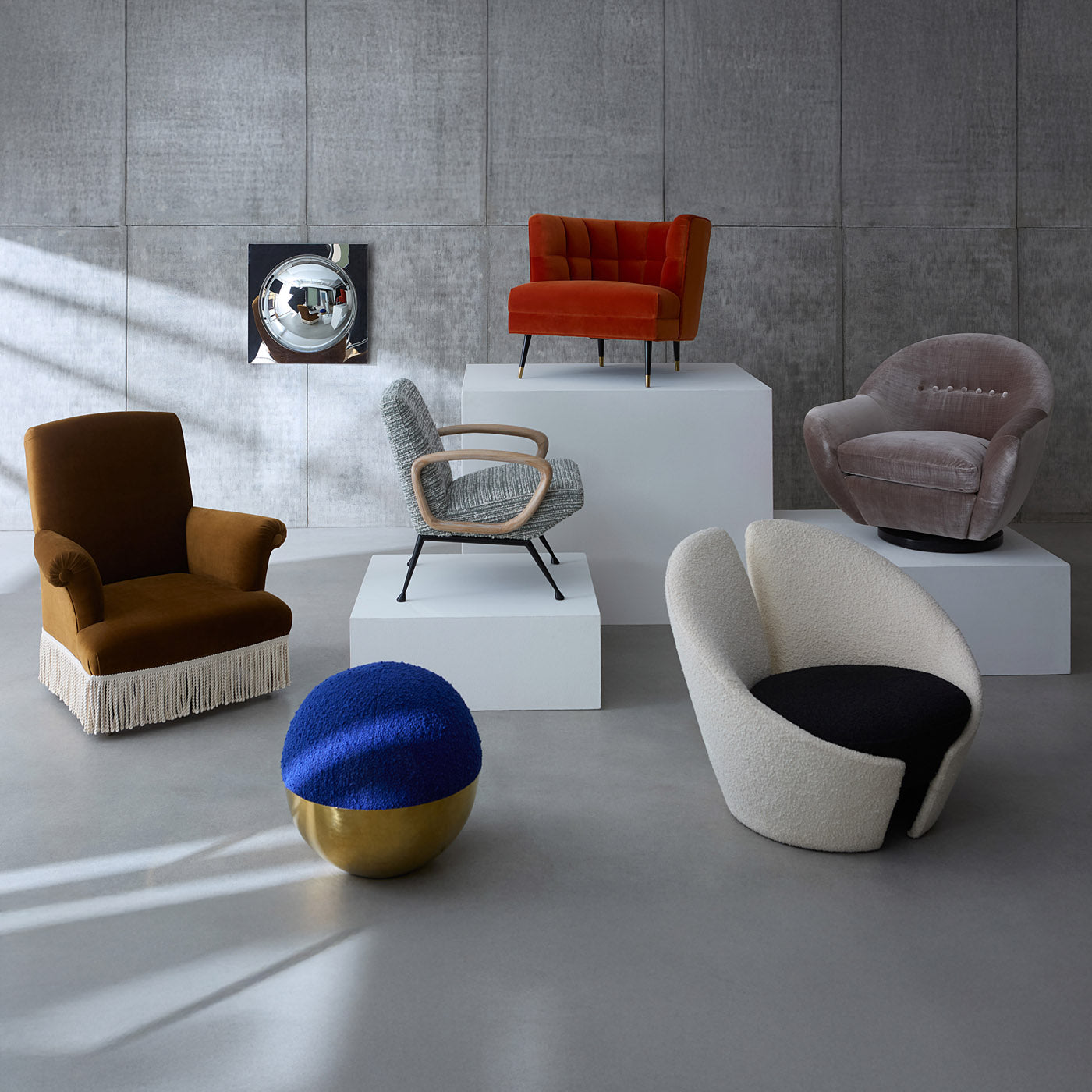 Chaise du club Draper